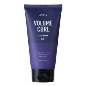 AVCA Crema Ricci 3-in-1 Volume per Ricci Definiti, Controllo Crespo e Maggior Volume, 150 ml (5,07 fl. oz.)