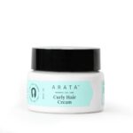 Arata Advanced Curl Care Crema per Capelli Ricci (100 g) per Ricci Morbidi come Velluto | Idratazione Intensiva, Definizione dei Ricci e Styling a Base Vegetale | Olio di Semi di Abissinia, Proteine di Soia e Burro di Karité | Approvato CG