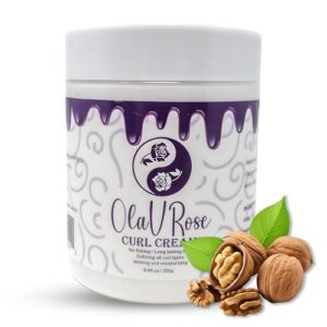 Crema per Ricci al Profumo di Cocco, 250 ml | Attivatore Naturale di Ricci con Burro di Karité per Capelli Mossi | Ingredienti Biologici per Tutti i Tipi di Capelli | Definisce e Controlla il Crespo