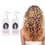 Curls Boost Crema Definente, Controllo Naturale del Crespo, Crema Idratante per Ricci, Gel Styling Professionale, Trattamento per Ricci, per Capelli Mossi e Ricci (2 Pezzi)