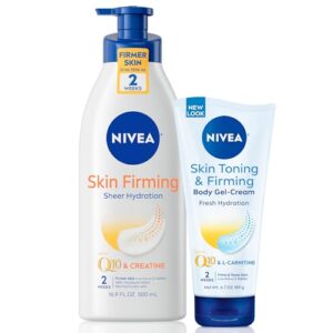 NIVEA Confezione Varietà Lozione Corpo Rassodante con Lozione Idratante 500 ml e Gel Crema Rassodante 200 ml